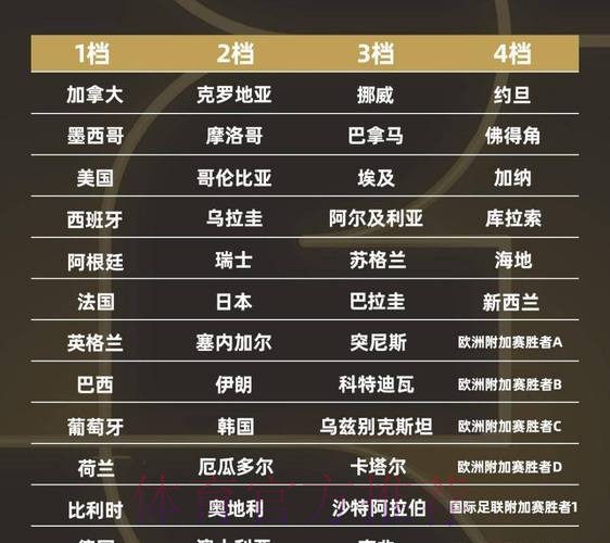 2026世界杯球队名单入口